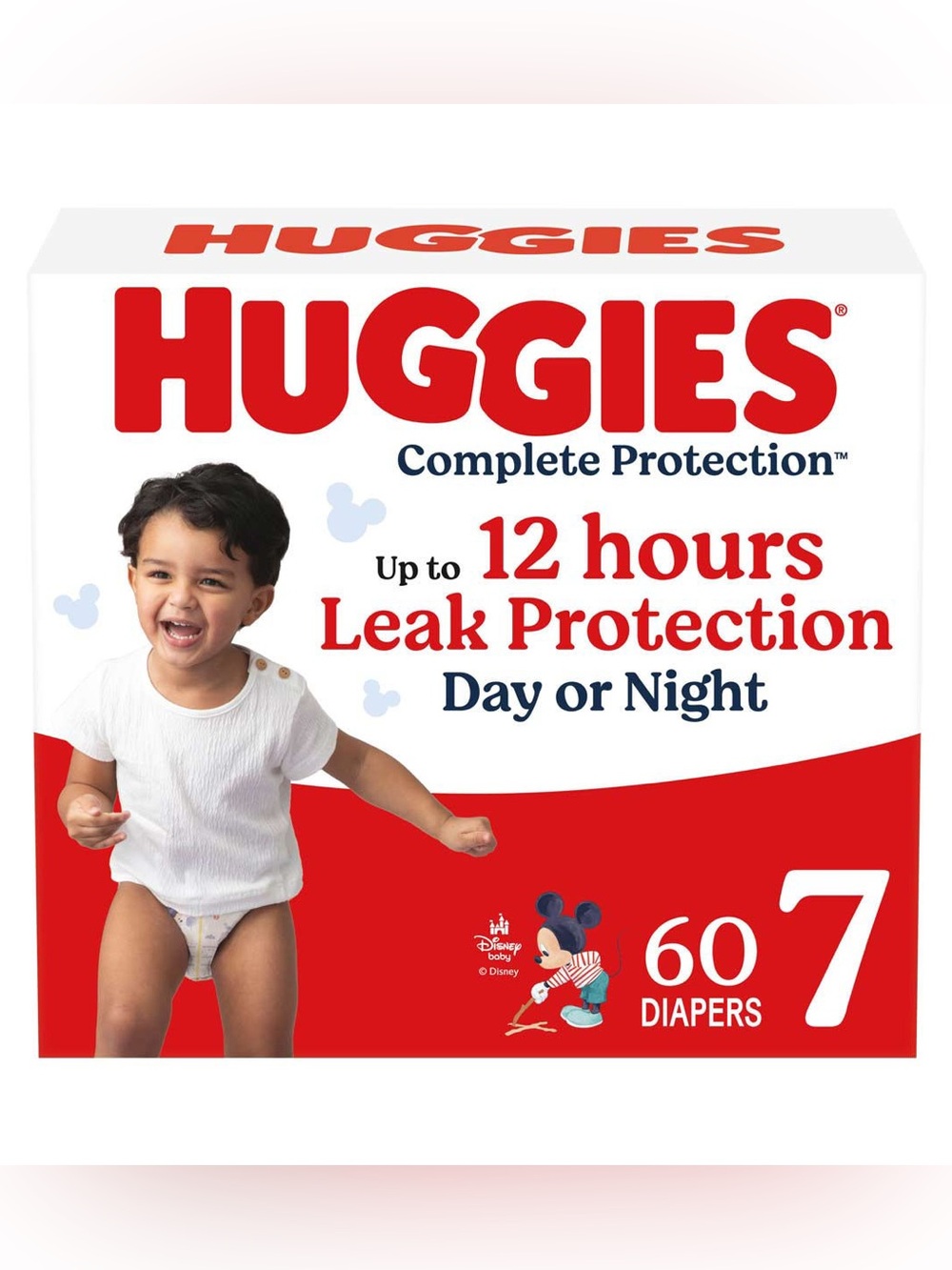 Huggies Kids One-Piece Footie in White - Soft Everyday Wear